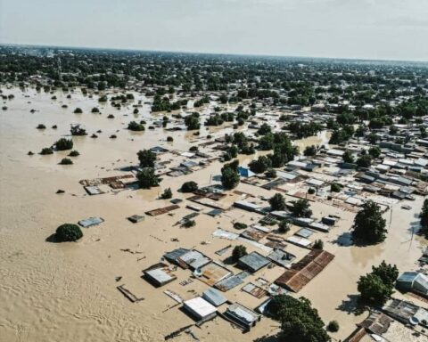 massive damage as alo dam floods maiduguri