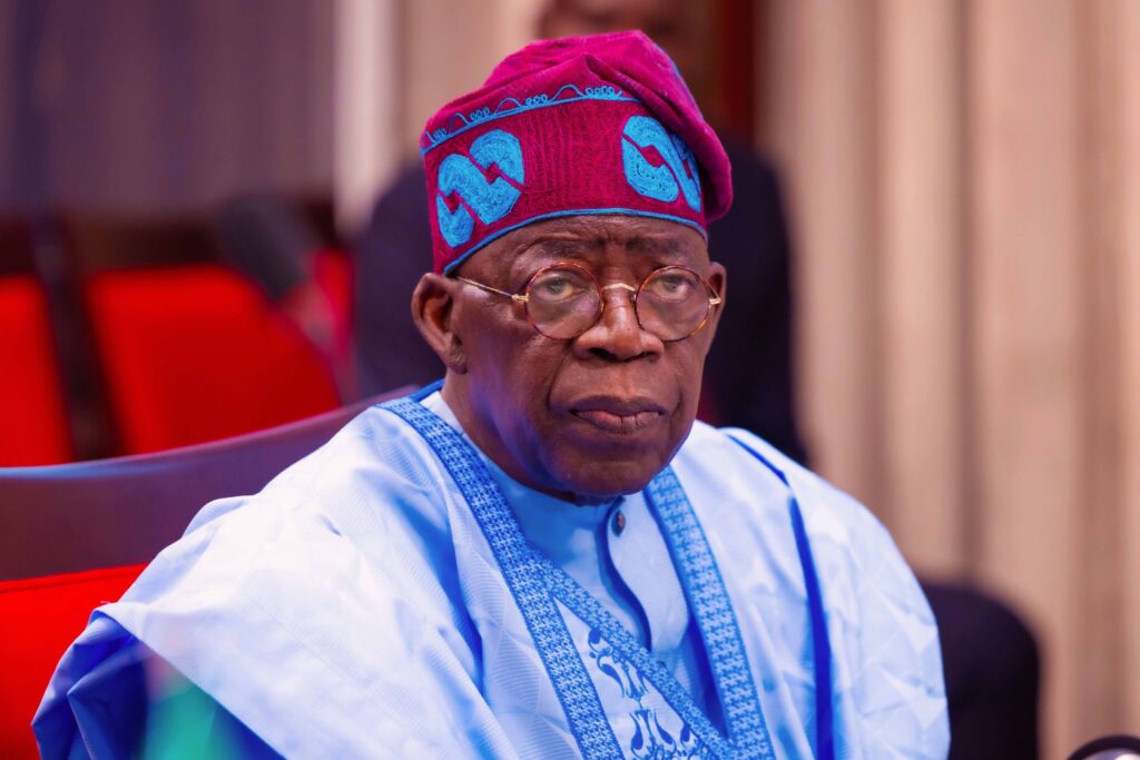 nigerians mock tinubu as video surfaces of president coming out of london hospital