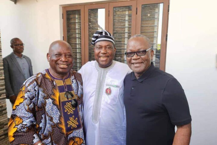 benue: george akume visit  samuel ortom in a move to bring gov. alia down in 2027