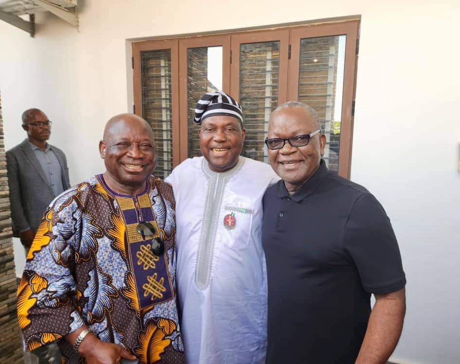 benue: george akume visit  samuel ortom in a move to bring gov. alia down in 2027